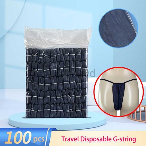 Calcinha Feminina Calcinha Feminina 100 Pcs BlueBlack Viagem Descartável Gstring Calcinha Cueca Tback Saloon Spa Cueca drop roupa íntima feminina 221202 ldd240311