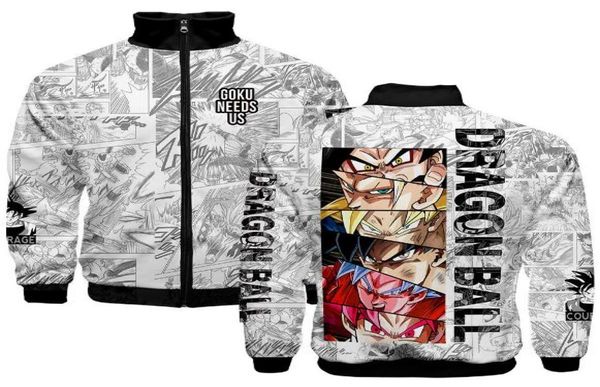 Kpop Drago cappotti Palla 3D giacca da baseball bomber uomo giapponese Anime vestiti streetwear Harajuku Hip Hop mens giacche1101778