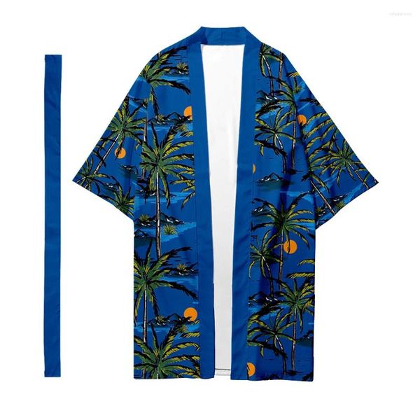 Roupas étnicas Plus Size XXS-6XL Verão Estilo Longo Solto Cardigan Japonês Mulheres e Homens Harajuku Haori Kimono Cosplay Top Yukata Robe