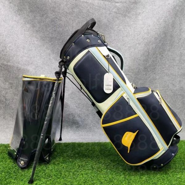 Sacos de golfe amarelos Sacos de suporte para tacos de golfe Ultraleve, fosco, à prova d'água Contate-nos para mais fotos
