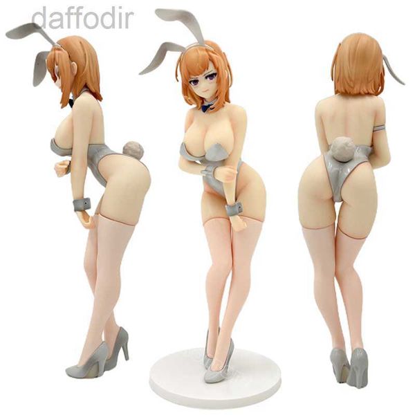 Figuras de brinquedo de ação Figuras de brinquedo de ação 23cm Astrum Design White Bunny Girl Sexy Anime Figura Hananoi ilustração de Kai Tomohiro Figura de ação modelo boneca brinquedos 240308