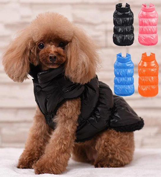 Hundebekleidung Warme Baumwolle Welpenkleidung Winter Haustier Daunenjacke für kleine Hunde Chihuahua Malteserkatze Mantel Haustiere Kleidung Ropa De Perro2028962