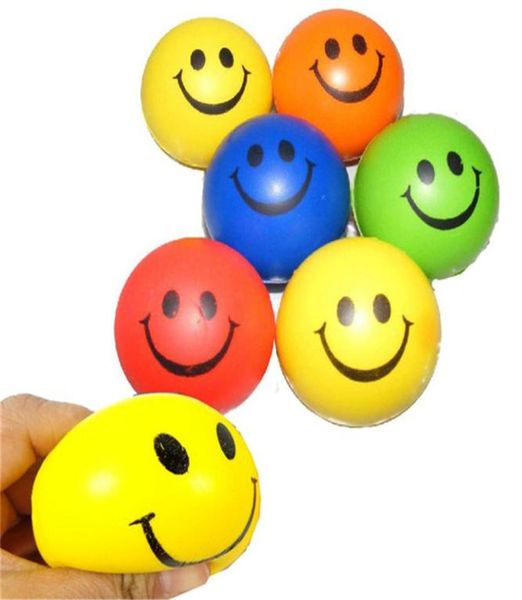 Neue Mode 12 Teile/satz Durchmesser 7 cm Gesicht Druck Schwamm Schaum Ball Squeeze Stress Ball Relief Spielzeug Hand Handgelenk Übung gummi Spielzeug Bälle4576938