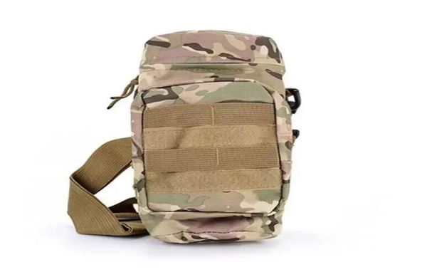 Outdoor-Sporttaschen Taktische Molle Wasserflaschentasche Camping Wandern Reisen Schultergurt Wasserbeutel Wasserkocher Halter Jagd Taille B8234361