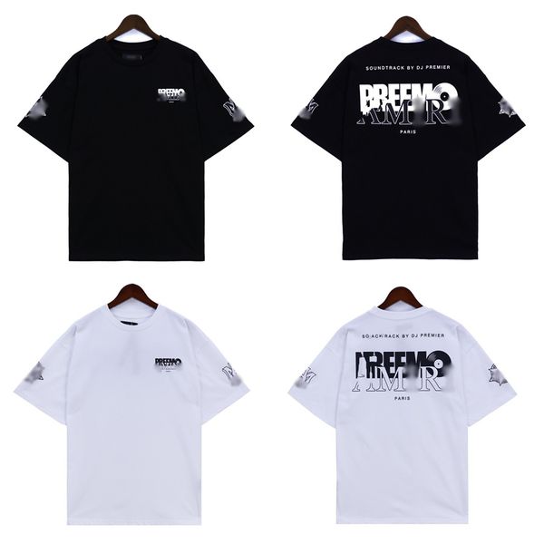 Designer Mens Camiseta Europeu e Americano High End Street Fashion T-shirt Impressão de Manga Curta Casal Estilista Hip Hop Top Quality Tshirt