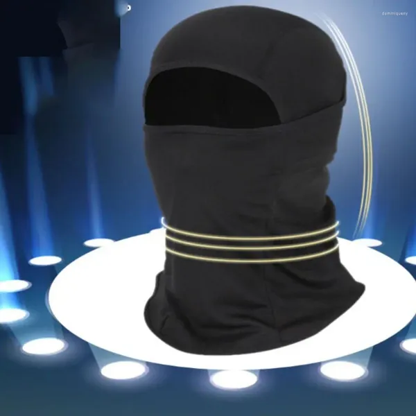 Bandanas Nefes Alabilir Balaclava Cap Sıcak Hızlı Kuru UV Koruma Tam Yüz Kapak Şapkaları Rüzgar Geçirmez Maske Motosiklet