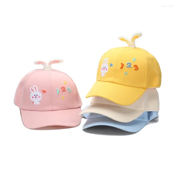 Berretti da baseball Bambino Cartoon ricamato Baseball Boy Girl Cute Summer Outdoor Ombreggiatura Cappello di protezione solare Traspirante regolabile