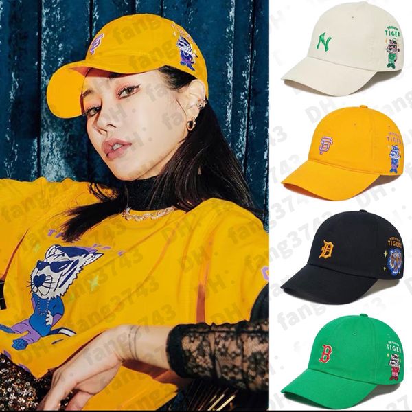 New York Baseballkappe NY Sportkappe Limited Edition Tiger bestickte Outdoor-Sportkappe Lässige Damen Herren Sonnenhut Hip-Hop-Hut