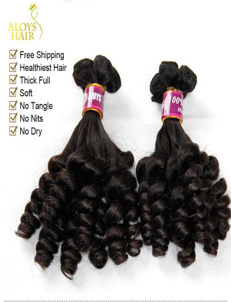 3 pçs / lote não processado cru virgem indiana tia funmi tecer cabelo humano estilo nigeriano saltitante primavera romance cachos grosso cabelo macio ext4501792