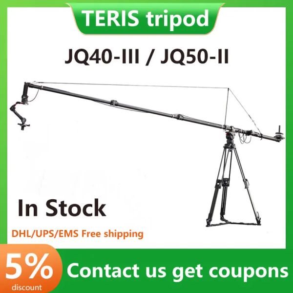 Кронштейны TRIX TERIS Mini Jib JQ50 II 5 метров из углеродного волокна портативный JQ40 II DSLR камера стрела кран-манипулятор для DJI Ronin 2