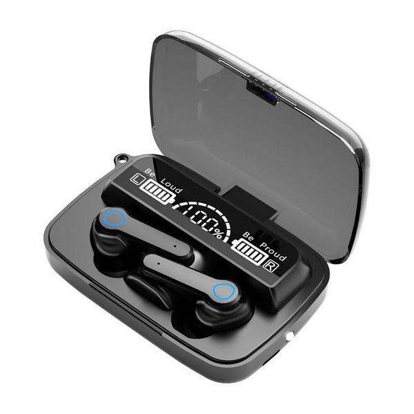 M19 TWS Bluetooth 5.1 Auricolare Cuffie wireless M10 Cuffie da gioco sportive Gemelli Auricolari in-ear con display digitale per Iphone Huawei Xiaomi lyp00