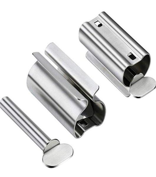 Conjunto de acessórios para banheiro de jardim, espremedor de pasta de dente, dispensador de pasta de dente, suporte de escova de dentes, aço inoxidável d2332482