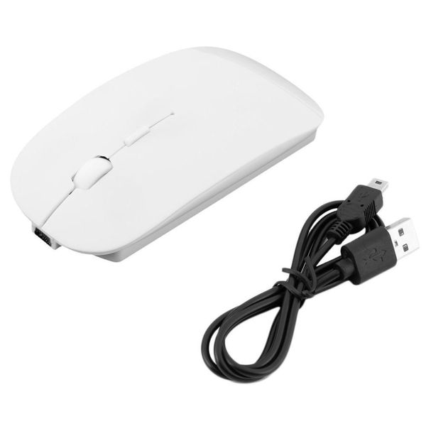 Mouse Batteria Li incorporata Mouse wireless Bluetooth 3.0 Bt portatile super sottile di alta qualità ricaricabile per PC portatile Drop Delivery Com Otz9P