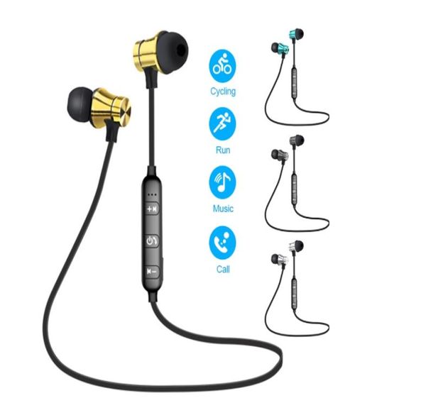 Drahtlose Bluetooths Kopfhörer Sport Magnetics Stereo Ohrhörer Fone De Ouvido Kopfhörer Für IPhone Xiaomi Huawei Samsung Redmi2281608