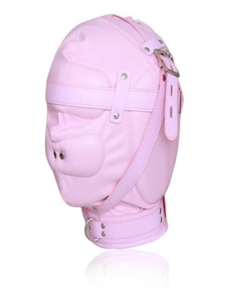 Высококачественная мягкая искусственная кожа Gimp Hood Full Mask Sensory Depriation Q768212148
