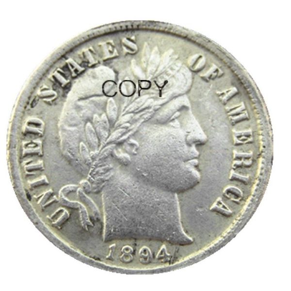 US Barber Dime 1894 P S O Artesanato Banhado a Prata Cópia Moedas Metal Morre Fábrica de Fabricação 2544