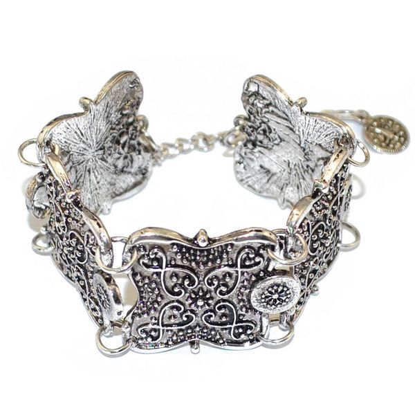 Armreif Europäischen Neue Mode Stil Türkische Zigeuner Vintage Tibet Silber Überzogene Münze Einstellbare Armband Für Frauen Schmuck Design Drop Deli DHV5U