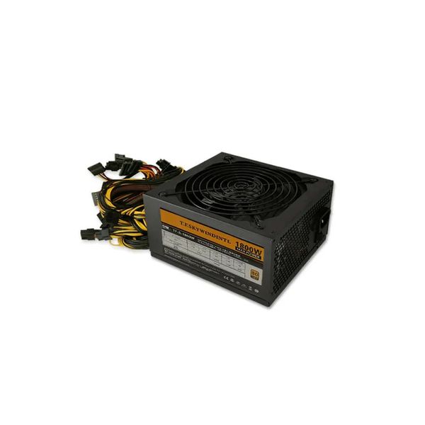 1800w ATX alimentazione del computer mining rig antminer pico psu asic bitcoin minatore per rx 470 rx 580 rx 570 rx480 atx btc 240307