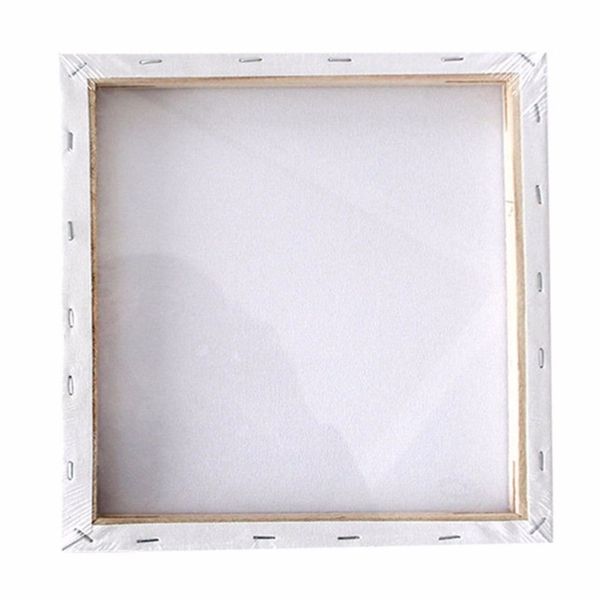 1pc pequena placa de arte branco em branco quadrado artista lona quadro de madeira preparado para pintura acrílica a óleo mayitr pintura boards2176