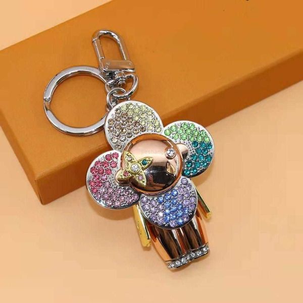 Schlüsselanhänger, Schlüsselbänder, Marken-Herren- und Damenschmuck, Designer-Auto-Schlüsselanhänger mit eingelegtem Kristall-Diamant-Mode-Clutch-Anhänger