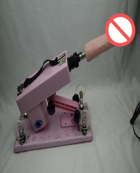 New Pink Aggiornato Climax Machine masturbazione vibratore pistola macchina muta Espansione automatica macchina del sesso dispositivo frequenza giocattoli del sesso d8348853