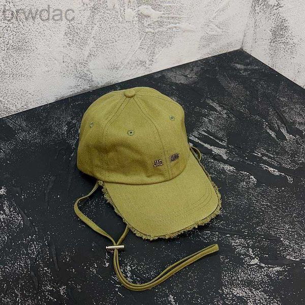 Ball Caps Designer Baseball Cap Rope Frayed Hat Burr Casquette Bob Caps Artichaut Sun Prevent Bonnet Beanie Snapbacks Fishing Orange Green Sunhats Ca ldd0311