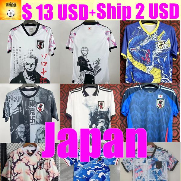 Japão Jerseys Dos Desenhos Animados ISAGI ATOM TSUBASA MINAMINO ASANO DOAN KUBO ITO MULHERES KIT Japonês Uniforme Especial 22 23 24 Camisa de Futebol Versão dos Fãs