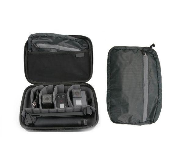 Câmeras Go Pro Travel Storage Bolsa de ação à prova d'água Bolsa de câmera para todos os heróis da GoPro 10 9 8 7 6 5 4 Sessão xiaomi yi 4k eken bolsa