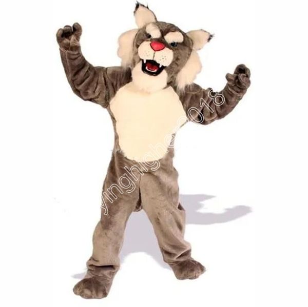 Heiße Verkäufe Power Cat Maskottchen Kostüm Karneval Party Bühne Leistung Kostüm für Männer Frauen Halloween Kostüm