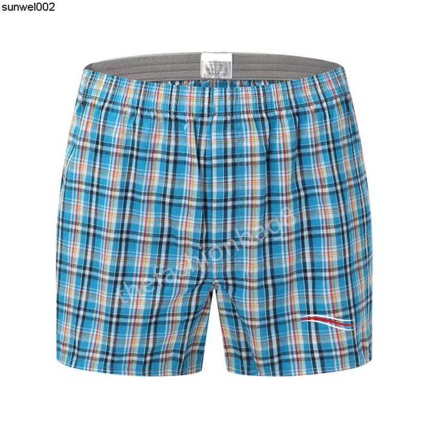 Herren-Shorts, neue französische Pariser Designer-Herren-Boxershorts aus Baumwolle, gewebt, kariert, hochwertige Shorts in verschiedenen Farben