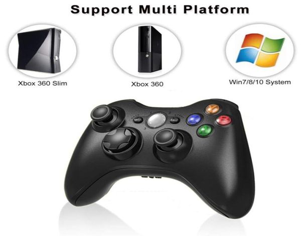 Gamepad wireless 24G per ricevitore controller console Xbox 360 Controle Joystick di gioco Microsoft Xbox 360 per PC win78101666331