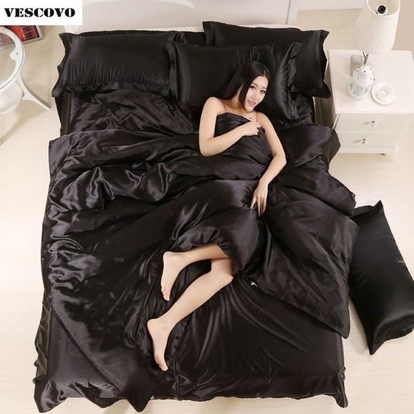 set biancheria da letto in seta naturale set copripiumino biancheria da letto lenzuolo queen size 210309262R