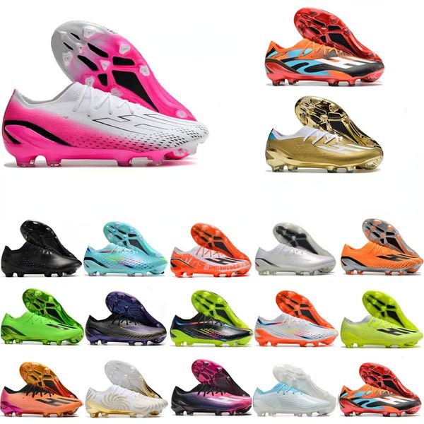 Hochwertige Fußballstiefel X Speedportal Metal Spikes Sports laufende Fußball -Stollen Herren bequeme Trainer weiche Leder Starke Schuhe Scarpe Calcio