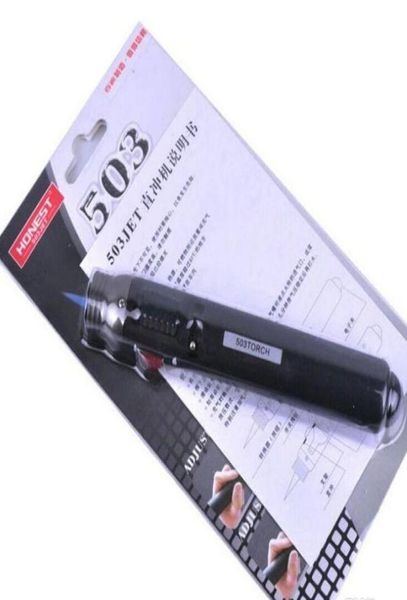 Dürüst 503 503Torch 503Jet Açık Mor Torch Jet Flame Kalem Bütan Gaz Doldurulabilir Yakıt Kaynak Lehimleme Pen4145203