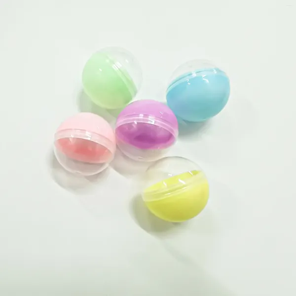 Confezione regalo 30 pezzi 45 mm di gusci d'uovo intrecciati macaron palline colorate circolari multicolori