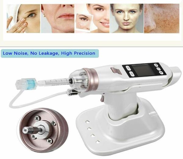 Arma de mesoterapia de alta pressão ez agulha vácuo meso arma terapia rejuvenescimento da pele rugas remover máquina salão de beleza use3564247