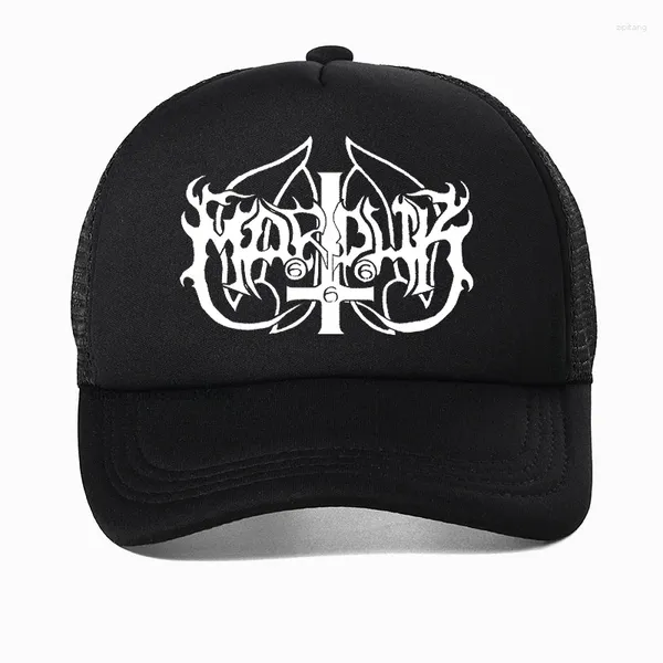 Bola bonés marduk banda casual boné de beisebol harajuku estilos sueco masculino escuro metal chapéu hip hop homens chapéus casquette