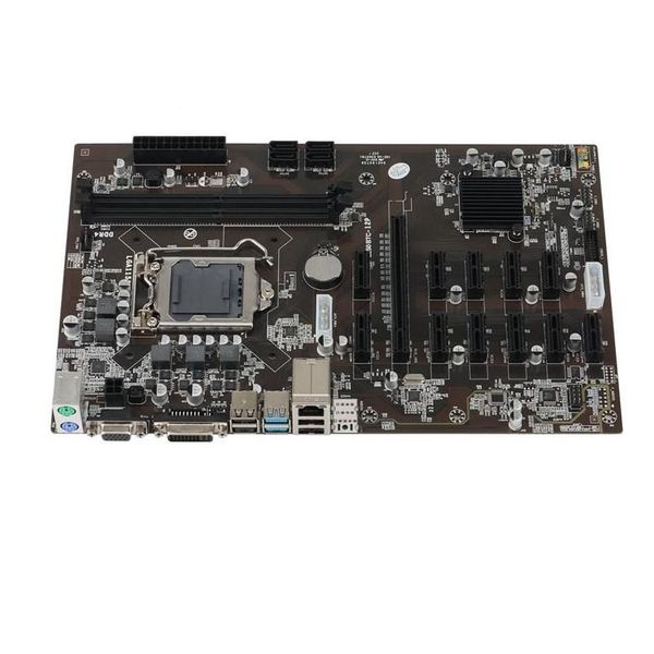 Материнские платы для Asus B250 Mining Expert 12 Pcie Rig Btc Eth Материнская плата Lga1151 Usb3.0 Sata3 B250M Ddr4 Прямая доставка Компьютеры Netwo Ot6I5