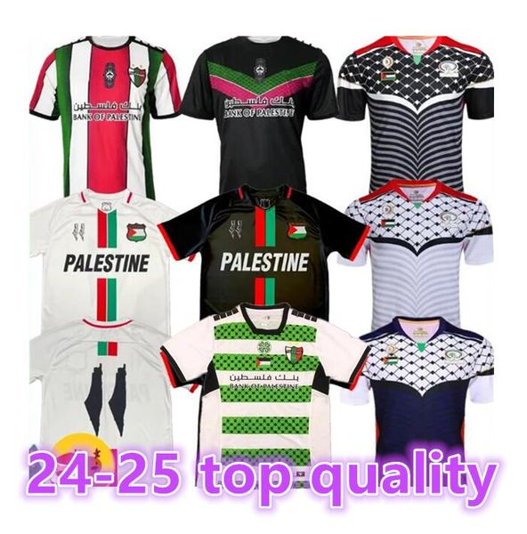 S-4XL 2023 24 Filistin Futbol Forması Ev Uzak Black White 22 23 24 Özel İsim Numarası Futbol Gömlek88