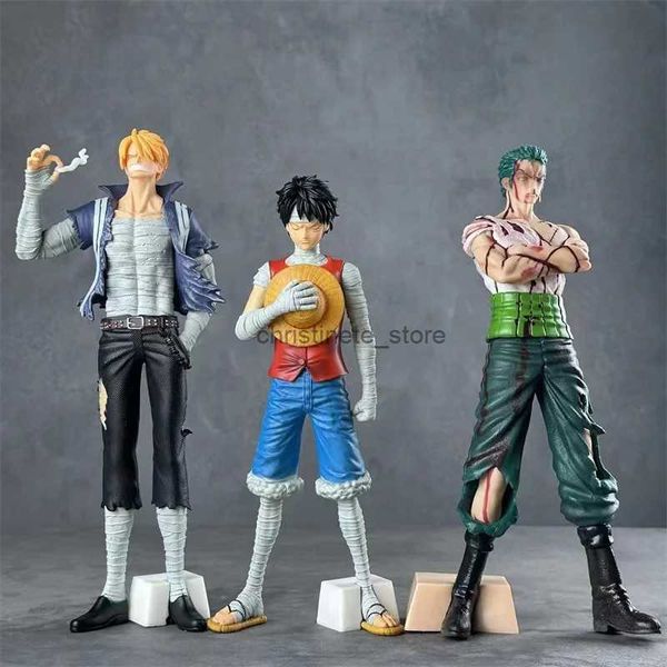 Aktionsspielfiguren One Piece Ruffy Figuren Sanji Monkey D. Ruffy Figur Actionfigur PVC Actionfiguren Sammlung Modell Spielzeug Geschenke