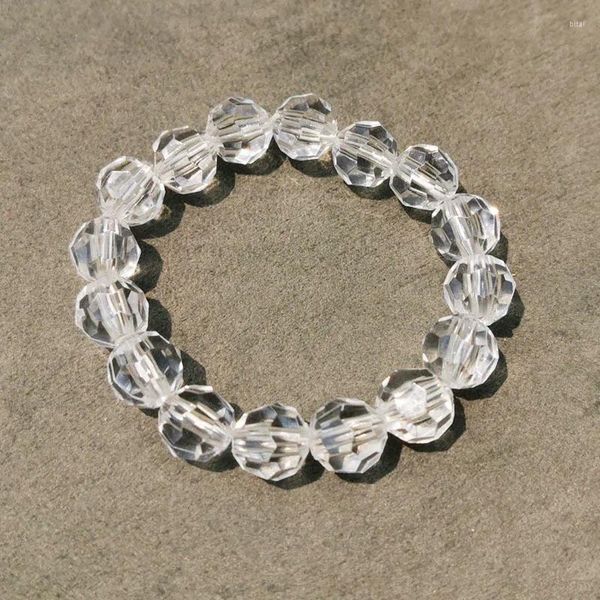 Strand Fraged Crystal Crystal in rilievo libero Regola da 18 cm Bracciale a corda elastica per donne Regali di nozze per accessori per gioielli trasparenti