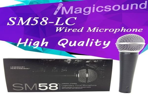 Neues hochwertiges SM58LC SM 58 58LC Wired Dynamic Cardioid Professional Microphone Legendary Vocal Microfone Mike Mic4649238