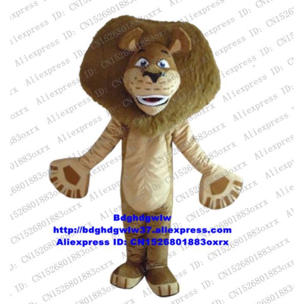 Костюмы талисмана Мадагаскарский лев Алекс костюм талисмана для взрослых персонаж мультфильма наряд костюм манеры церемония CX4030 Бесплатная доставка