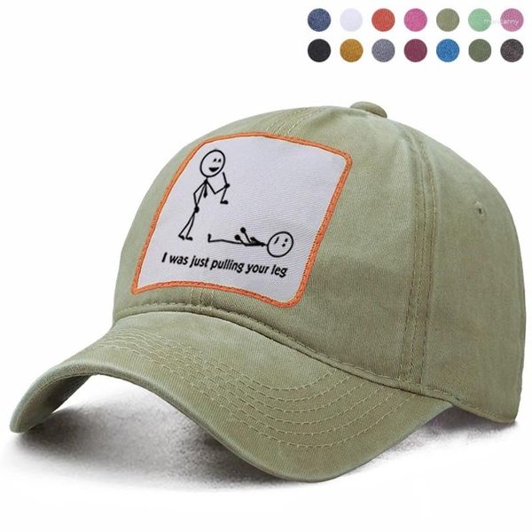 Ball Caps I'm Just Pull Your Leg Baseball Cap Dad Trucker Bone Solid Hats Woman Berets Snapback Casquette Gorras