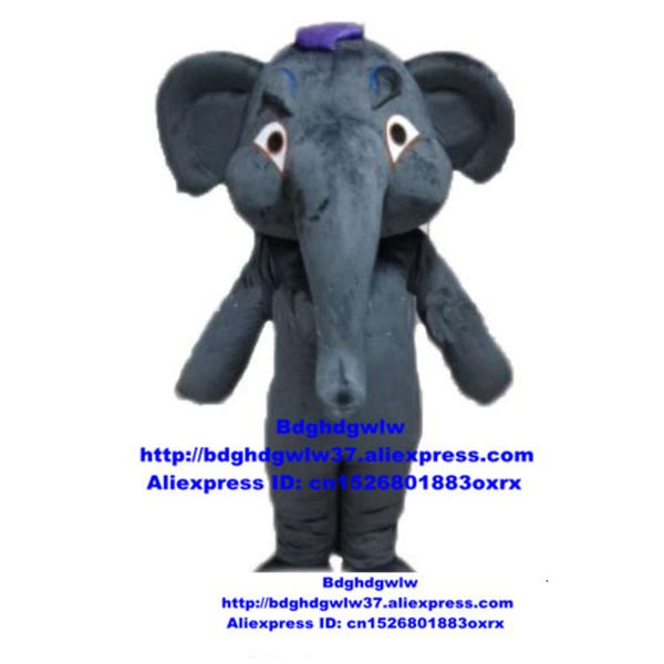 Maskottchen-Kostüme, grauer Elefant, elephisches Maskottchen-Kostüm für Erwachsene, Zeichentrickfigur, Outfit, Anzug, Etikette, mit freundlicher Genehmigung des Filmthemas Zx227