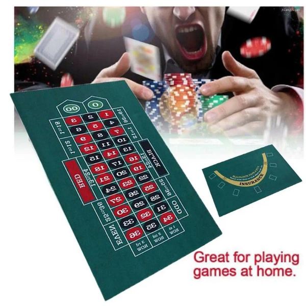 Masa bezi 60 90cm oyun masa örtüsü ruleti blackjack keçe poker üst çift taraflı casino mat chesscard oda