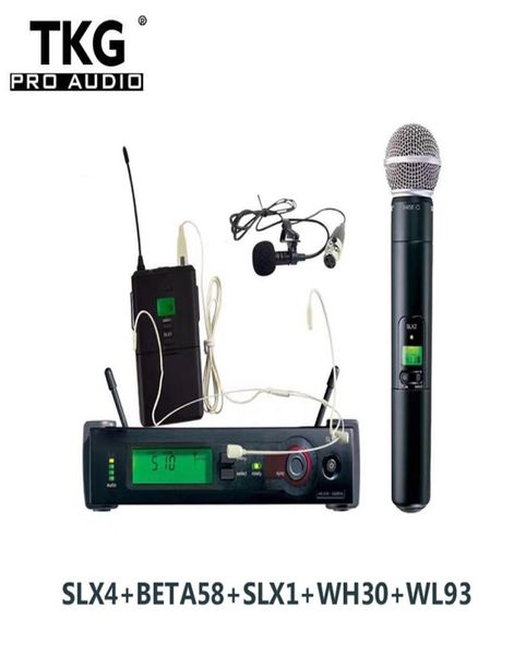 TKG 572820mhz SLX24 beta58 WH30 WL93 auricolare lavalier risvolto microfono wireless uhf professionale7619560