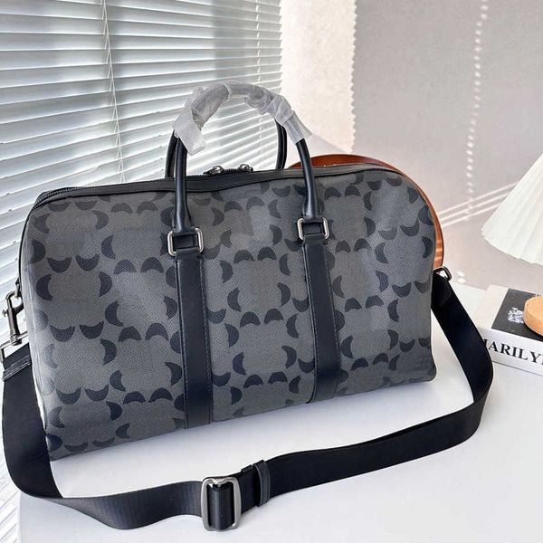 Männer Tasche Seesack gepresstes Leder Dichtung Gepäck Reisen Mode Lager Tasche Kapazität Gepäck wasserdichte Handtasche Casual Reisetaschen Messenger Schultertaschen 240315