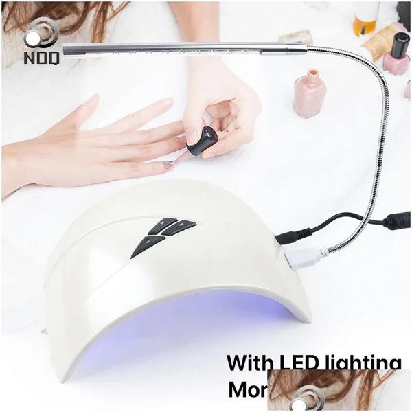 Nageltrockner 21 LEDs UV-LED-Lampe Acryl-Gel-Trockner mit Art Salon Maniküre Hine Drop Lieferung Gesundheit Schönheit Otedm