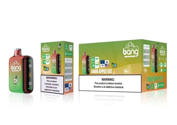 Original Bang 9000-18000 Züge Einweg-Vape-Pen 12k Puff Vape Bang Box 23 ml vorgefüllte Kartuschen Pod 650 mAh wiederaufladbarer Akku LED-Farbe